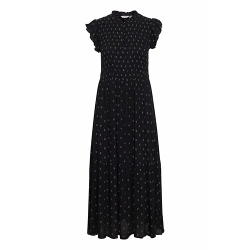 B-YOUNG FELICE SMOCK DRESS - BLACK