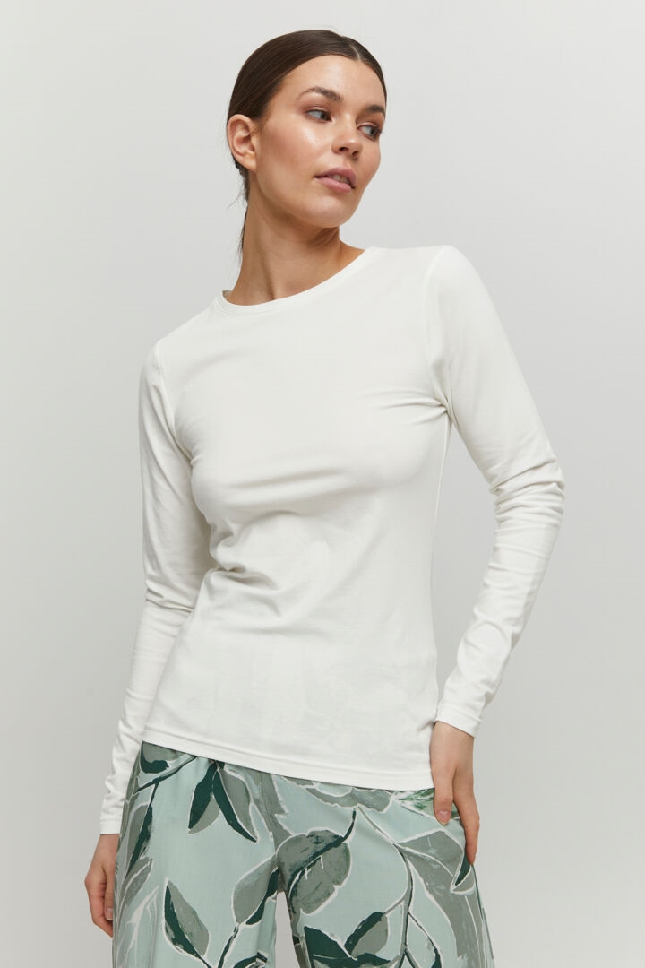 Konkret Universel Skrøbelig Off white basis t- shirt | Tøj til kvinder | B.Young