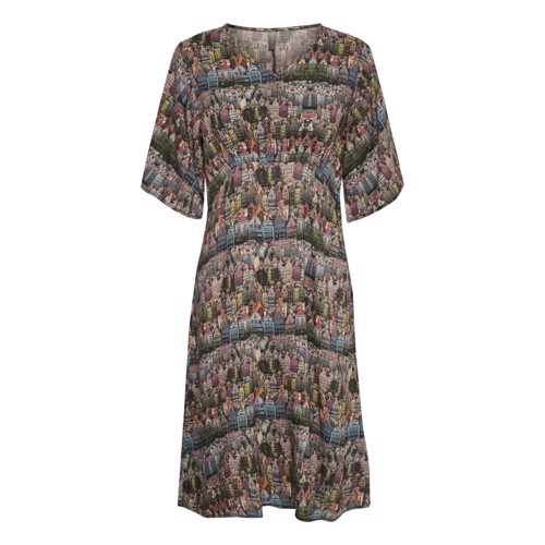 CULTRUE CAROLINA DRESS - MULTI HOUSE