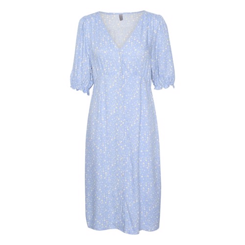 CULTURE NILDA DRESS- BLUE FLOW