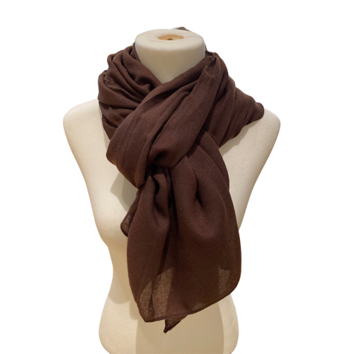 REGINA SCARF - BROWN