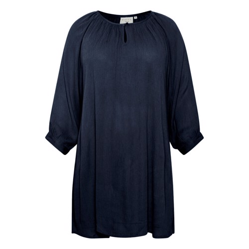 KAFFE CURVE CAMI TUNIC- NAVY BLUE